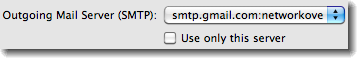 Outgoing Mail Server (SMTP)